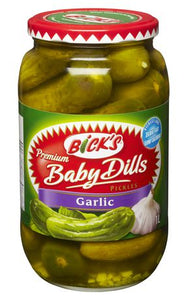 Garlic Baby Dills Pickles: 1L