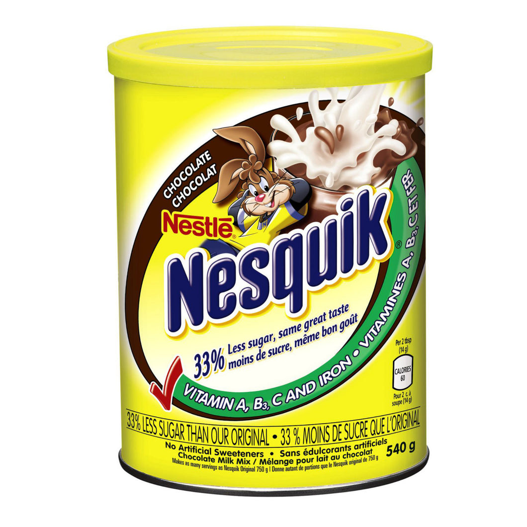 Nestlé Nesquik 33% Less Sugar Viatmin Enriched Chocolate Powder | 540 g