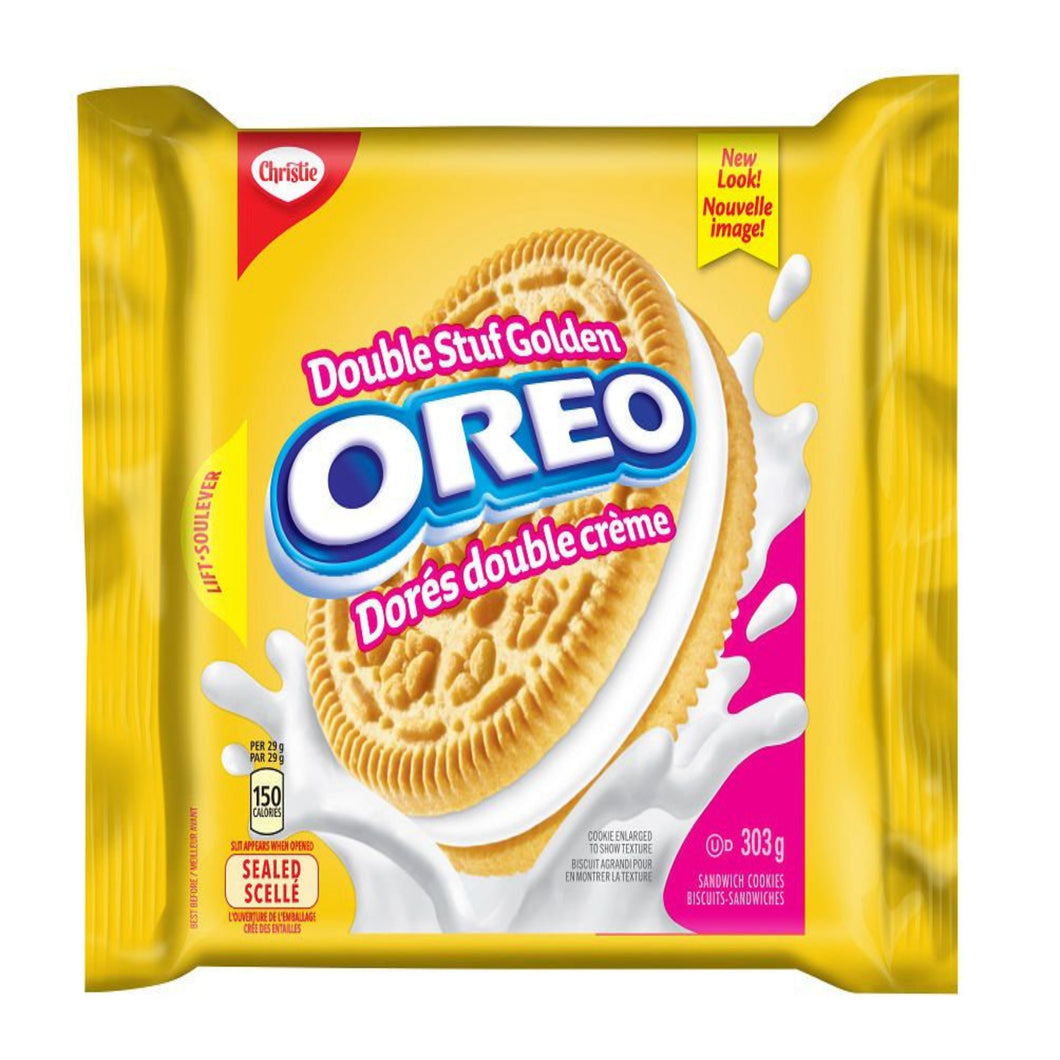 OREO Golden Double Stuf Sandwich Cookies | 303 g