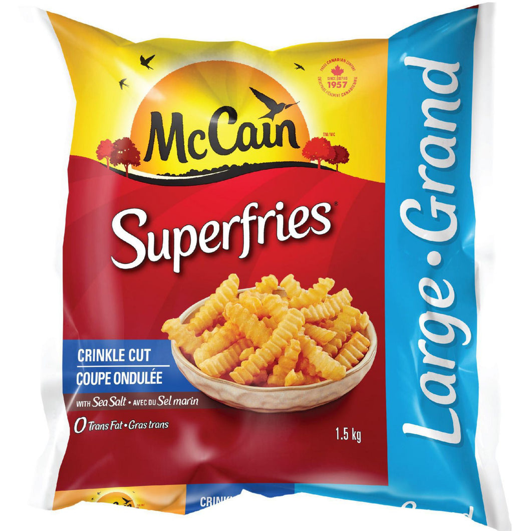 McCain 5 Minutes Superfries Shoestring Fries Family Pack - 1.5 kg