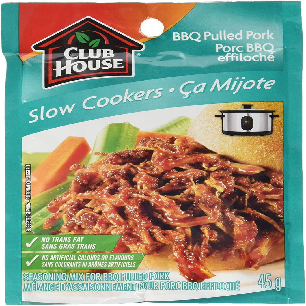 Club House, Slow Cooker BBQ Pulled Pork, 45g