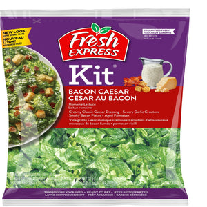 Fresh Express Kit Bacon Caesar Salad with Real Bacon - 221 g