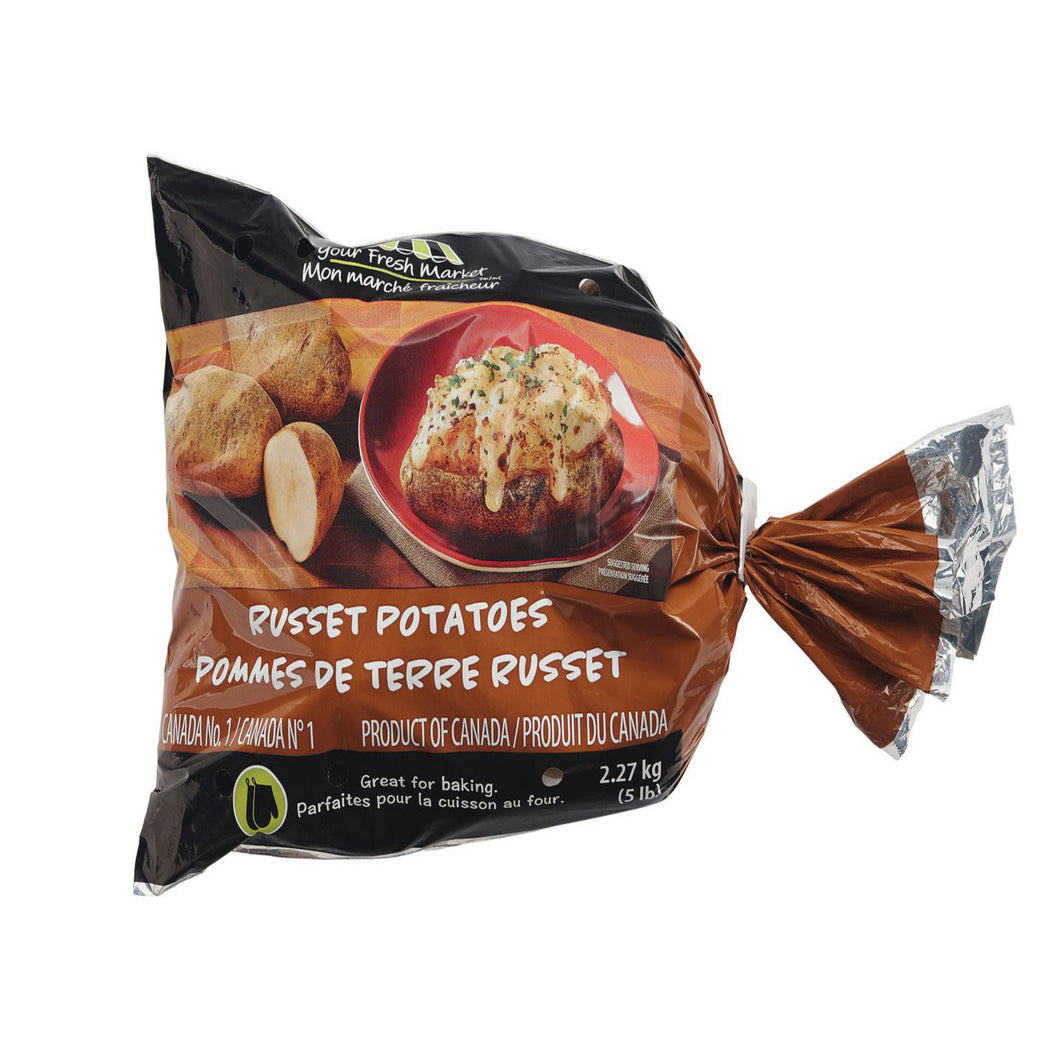 Potato, Russet, Your Fresh Market | 5 Ib