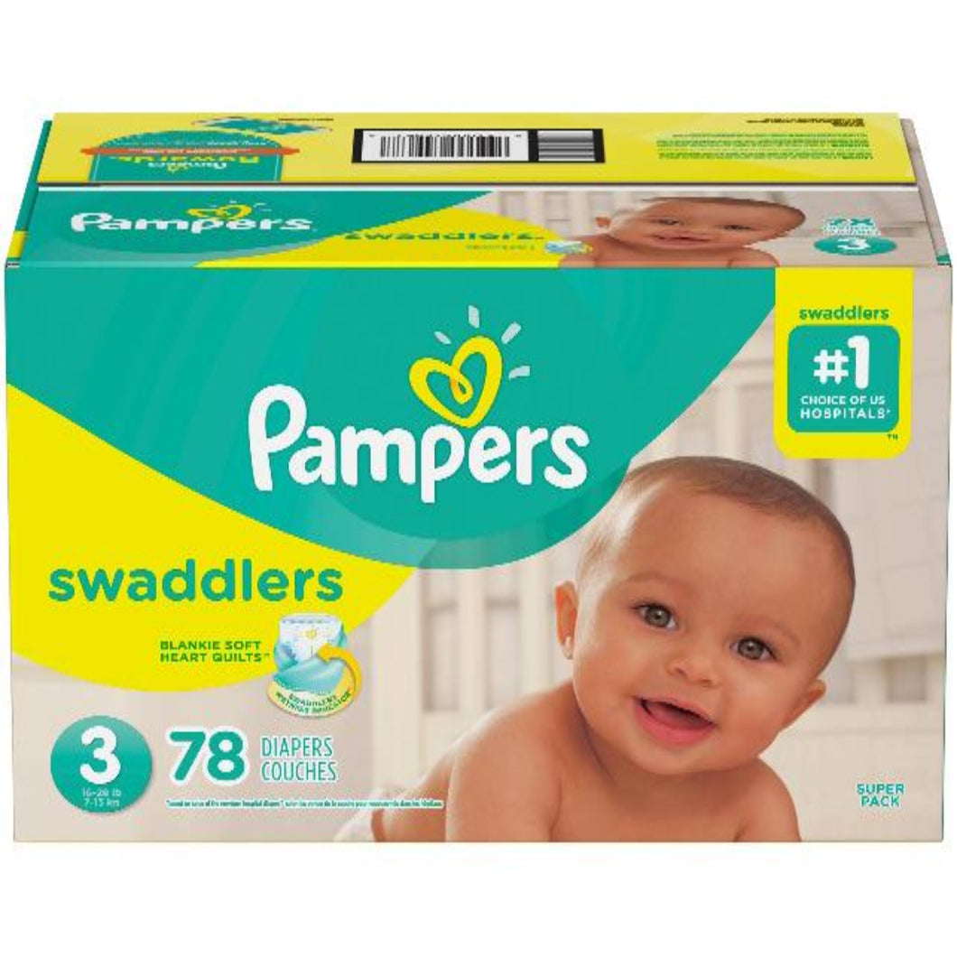 Pampers · Pampers Swaddlers Diapers - Super Pack size3, 78 Diapers