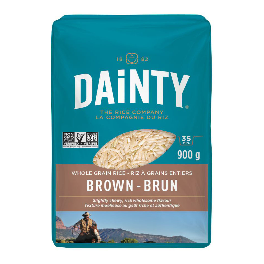 Dainty Brown Long Grain Rice - 900 g