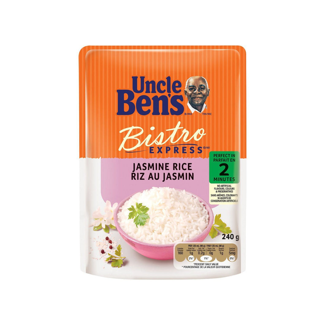 Uncle Ben's Bistro Express® Jasmine Rice, 240g serving for 2.
