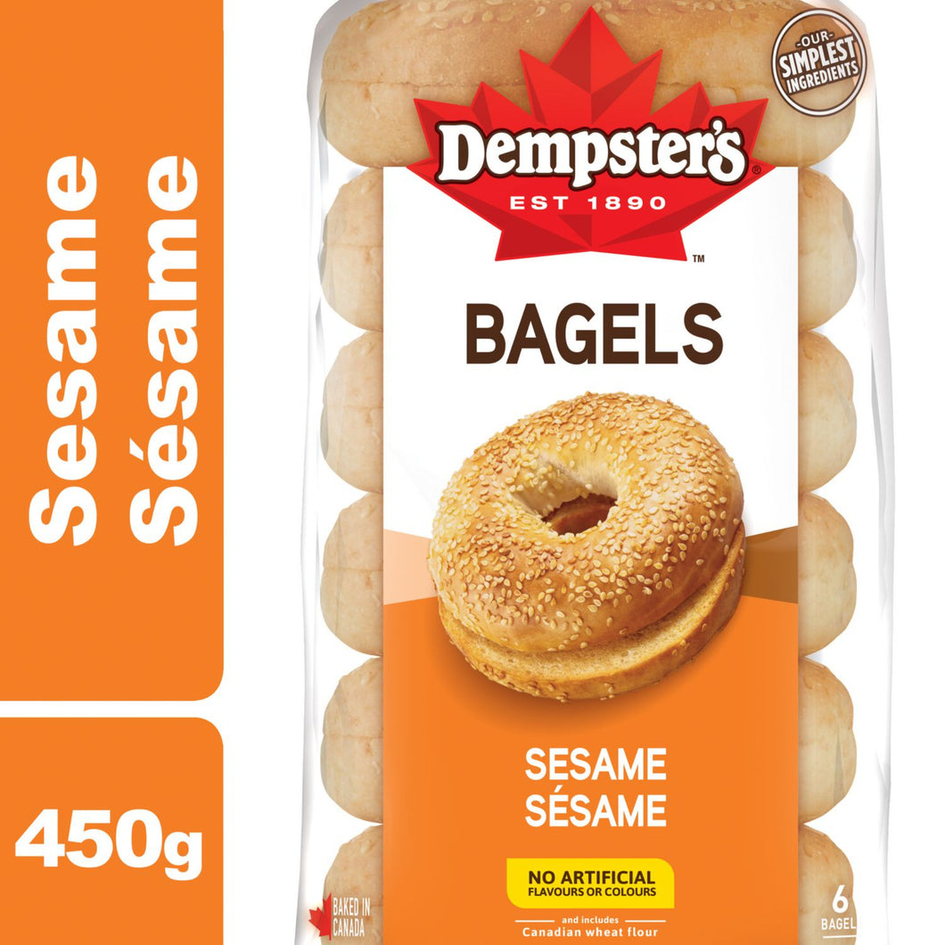 Dempster’s Sesame Bagels 450g