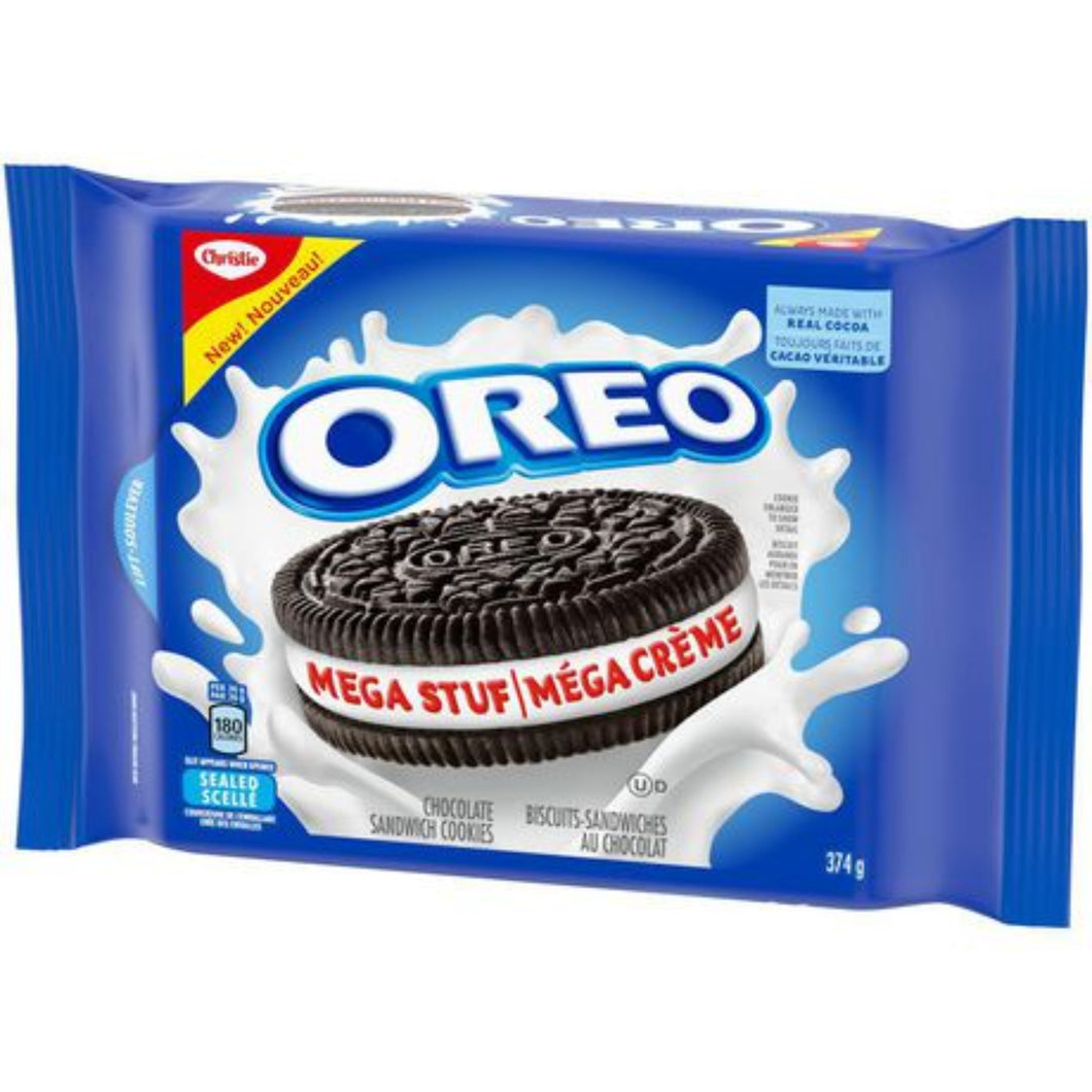 OREO Mega Stuf Sandwich Cookies | 374 g