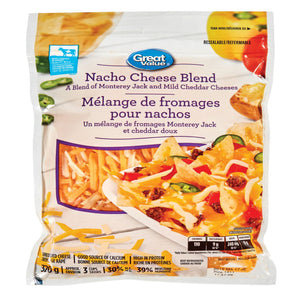Great Value Shredded Nacho Cheese Blend  320 g