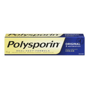 Polysporin Original Antibiotic Cream, Heal-Fast Formula 15 g