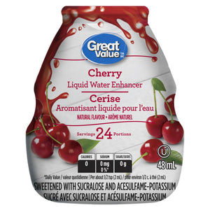 Great Value Cherry Liquid Water Enhancer | 48 mL