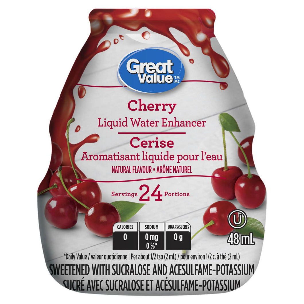 Great Value Cherry Liquid Water Enhancer | 48 mL