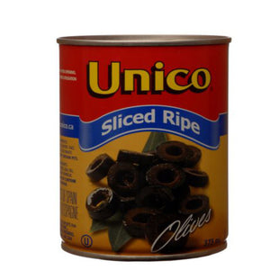 Unico Sliced Black Olives | 375 mL