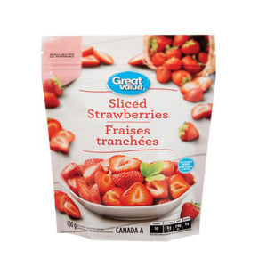 Great Value Sliced Strawberries - 600 g