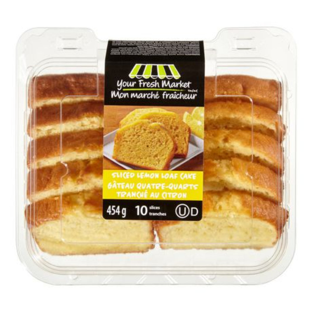 your fresh market sliced lemon loaf cake | 454 g
