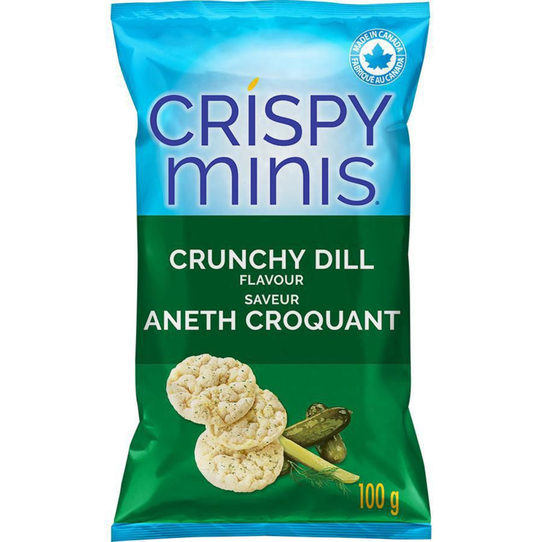 Quaker Crispy Minis Gluten-Free Crunchy Dill Rice Chips | 100GM