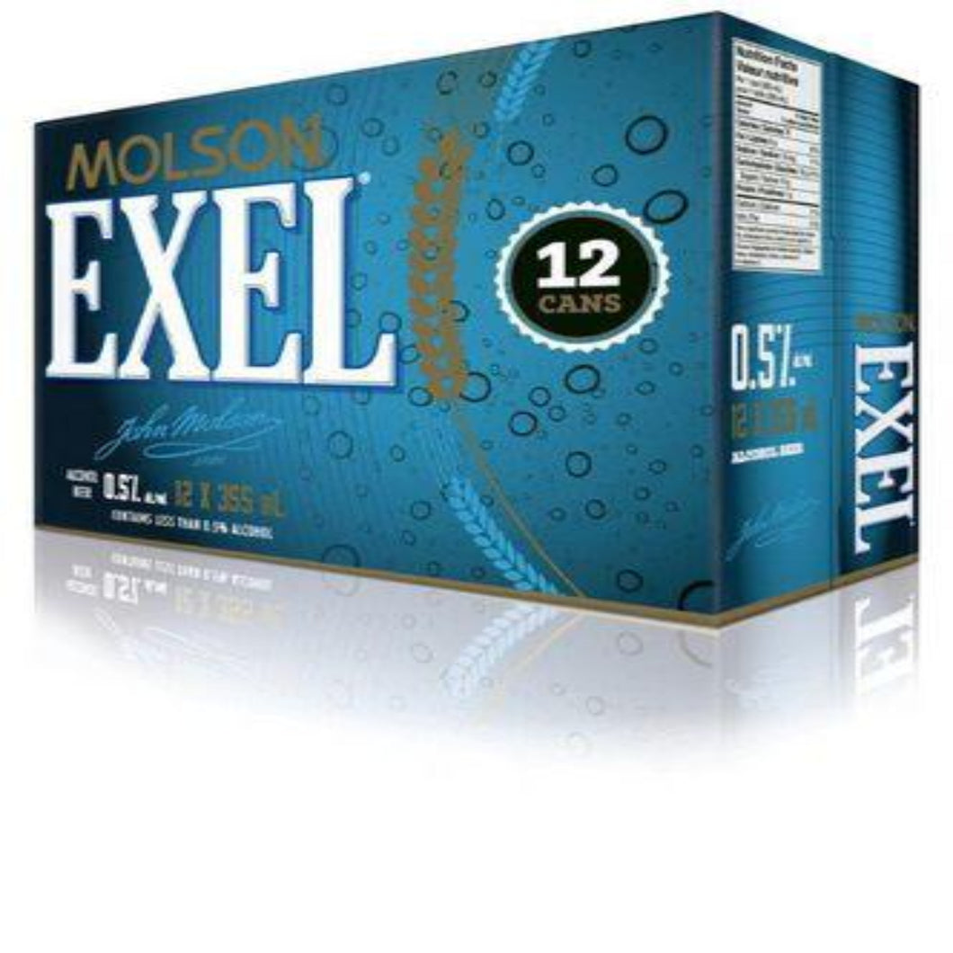 Molson Exel 0.5 % Non Alcohol Beer 12×355 ml
