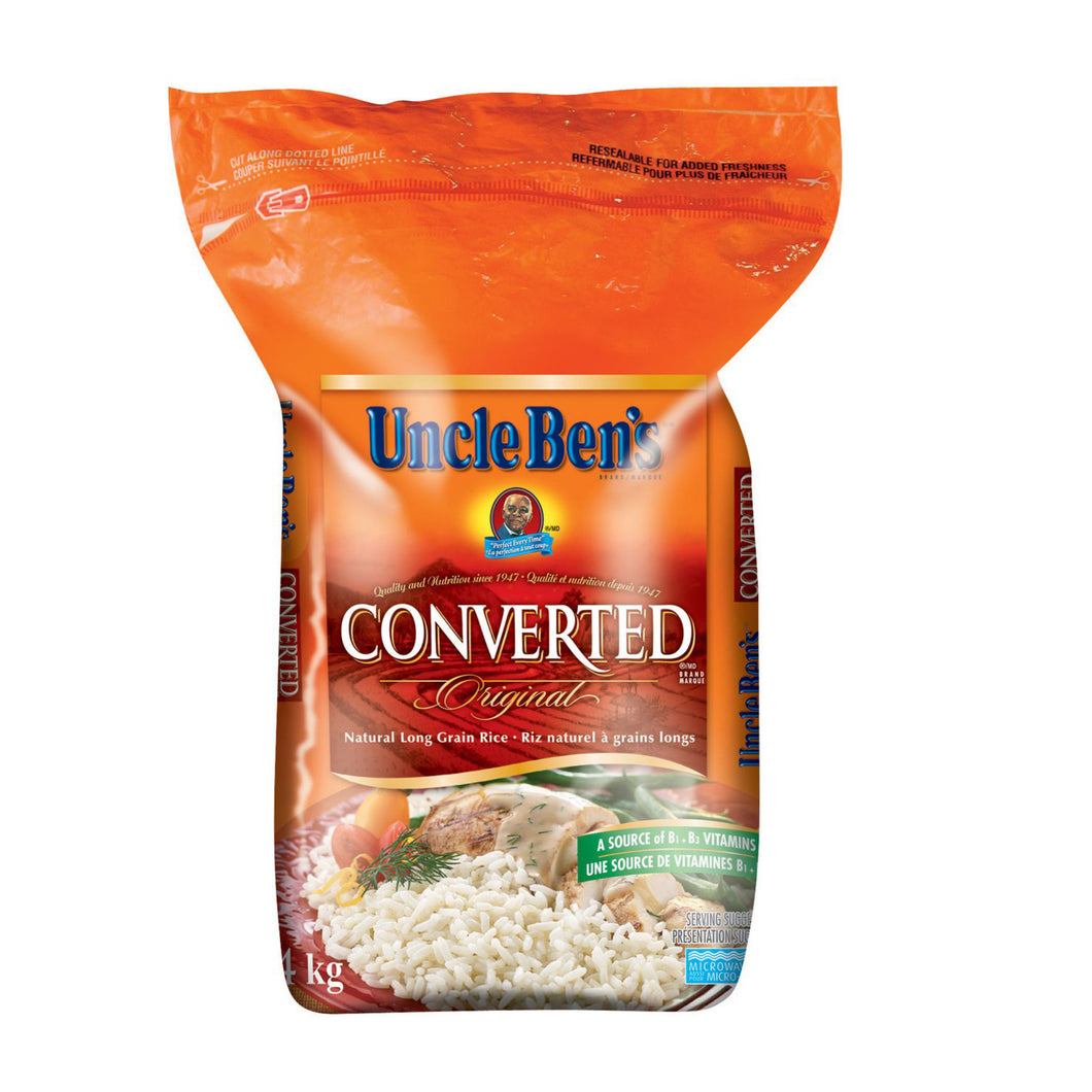 Uncle Ben's CONVERTED® Natural Long Grain Rice | 4 kg