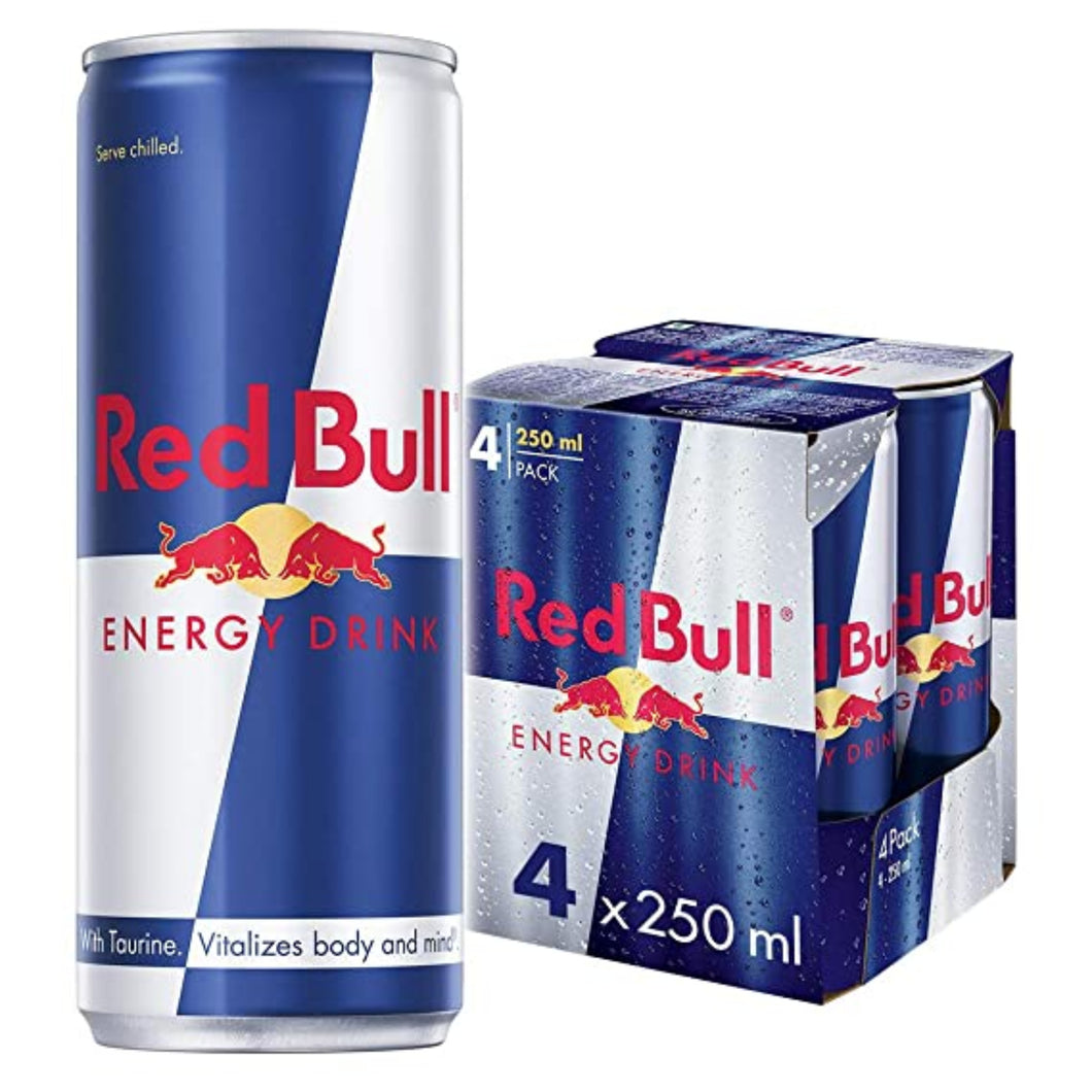 Red Bull Energy Drink, 250 ml (4 pack)