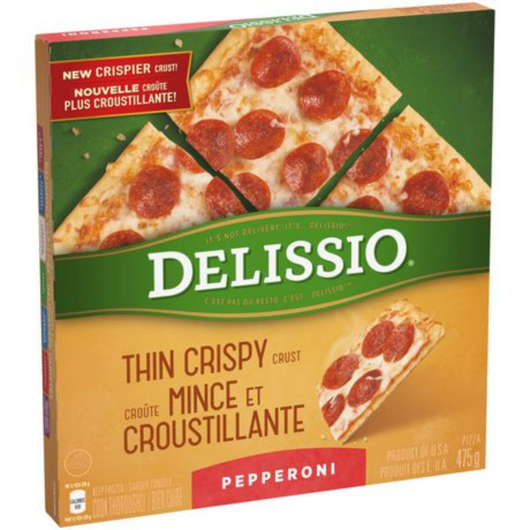 DELISSIO• Thin Crispy Crust Pepperoni Pizza - 475 g
