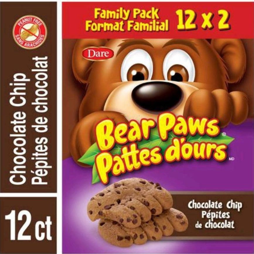 Bear Paws Chocolate Chip
480g