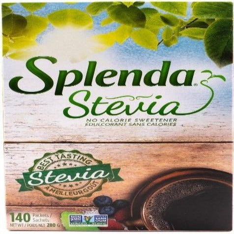 Splenda Stevia No Calorie Sweetener
140 Packets