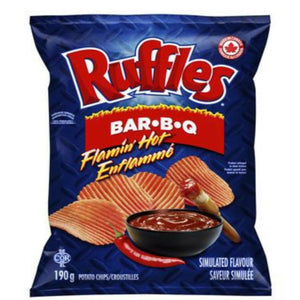 Ruffles Flamin' Hot Bar-B-Q Potato Chips
190 g