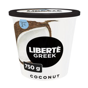 LIBERTÉ Greek Coconut 2% MF Yogurt - 750 g