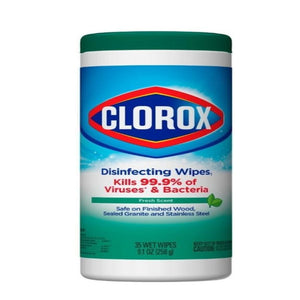 Clorox Extra Essentials Pack - Clorox Disinfecting Wipes
- 35 wet wipes
