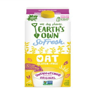 Earth's Own · Unsweetened Original Fortified Oat Beverage - 1.75 L