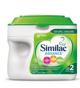 Similac Advance Step 2 Baby Formula Powder + DHA, Lutein & Vitamin E - 658 g