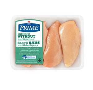 Maple Leaf Prime Raised without Antibiotics Boneless Skinless Chicken Breast
- aprox 700 g