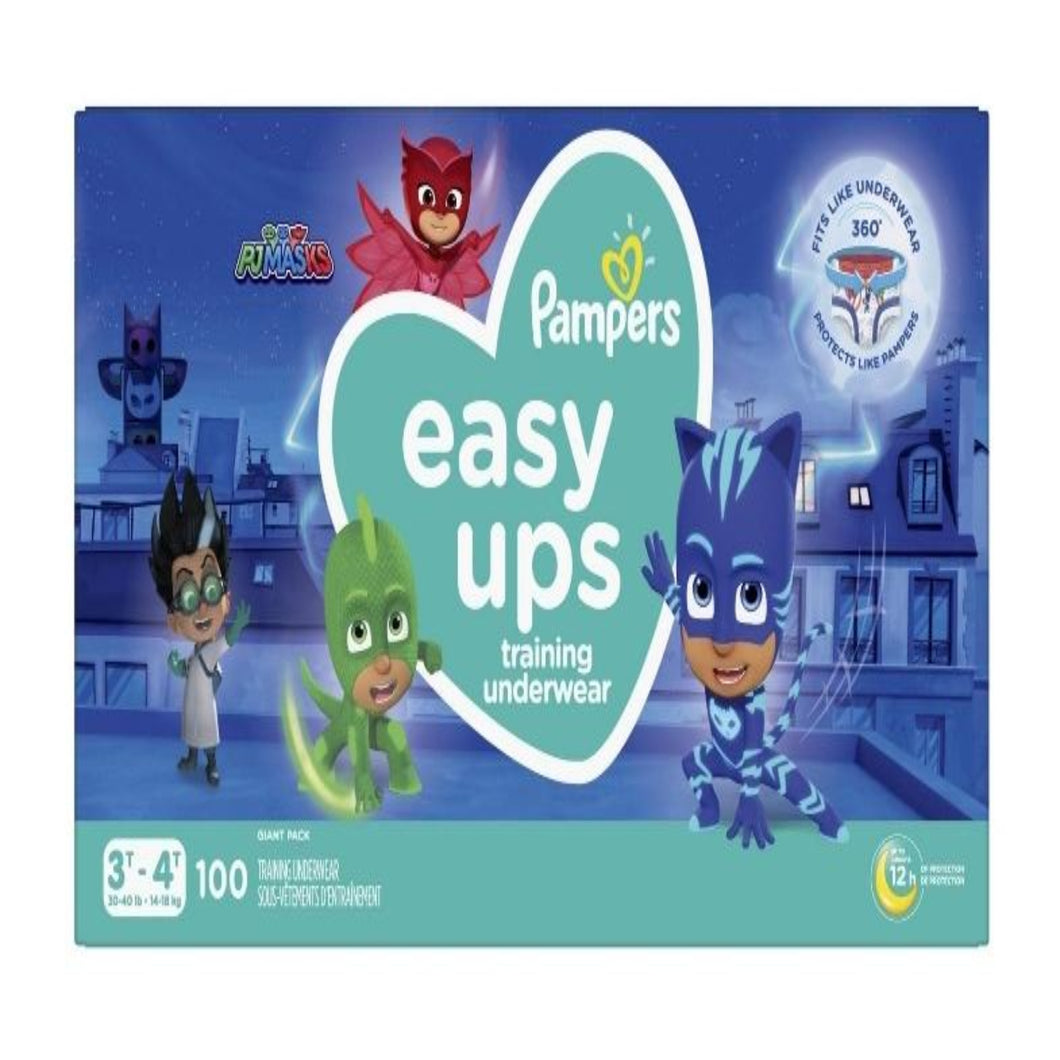 Pampers Easy Ups Boys Training Underwear, Giant Pack - 100 training underwear