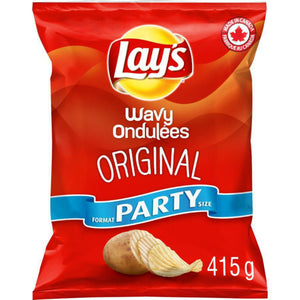 Lay's Party Size Wavy Original Potato Chips | 415GM