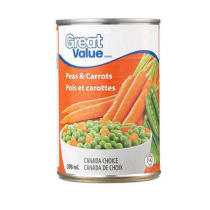 Great Value Peas & Carrots
398 ml