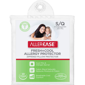 AllerEase Fresh & Cool Allergy Protection Zippered Pillow Protector