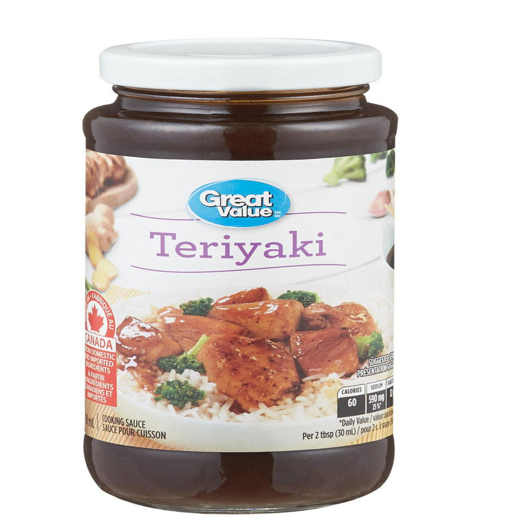 Great Value Sweet Teriyaki Sauce | 350 mL