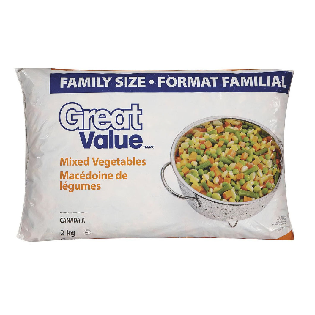 Great Value • Mixed Vegetables 2 kg
