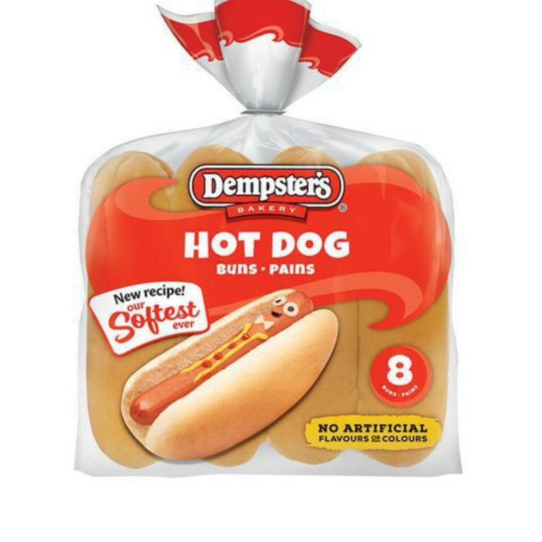 Dempster’s Original Hot Dog Buns
376g