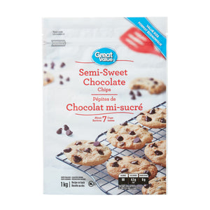 Great Value Semi-Sweet Chocolate Chips | 1 kg