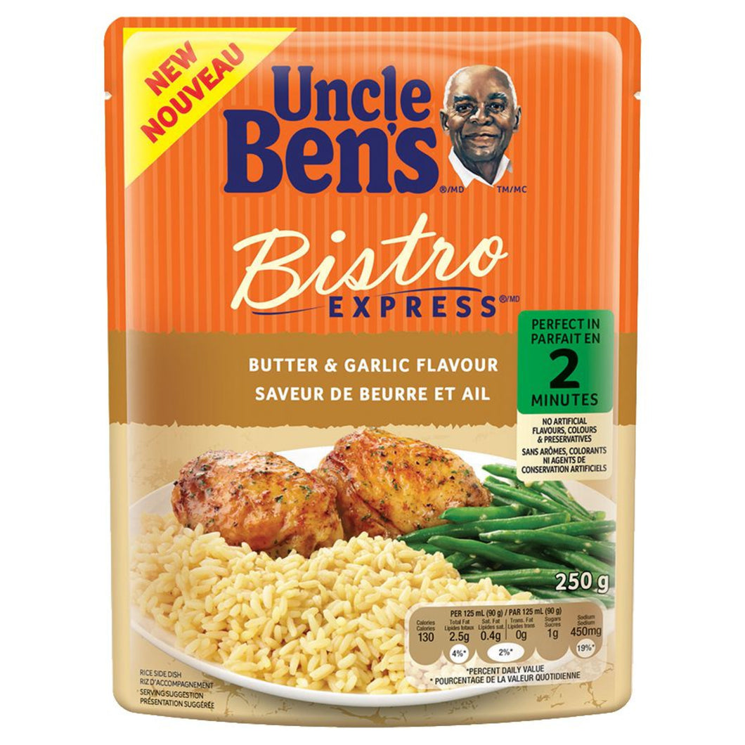 Uncle Ben's Bistro Express Butter And Garlic Rice - 250 g