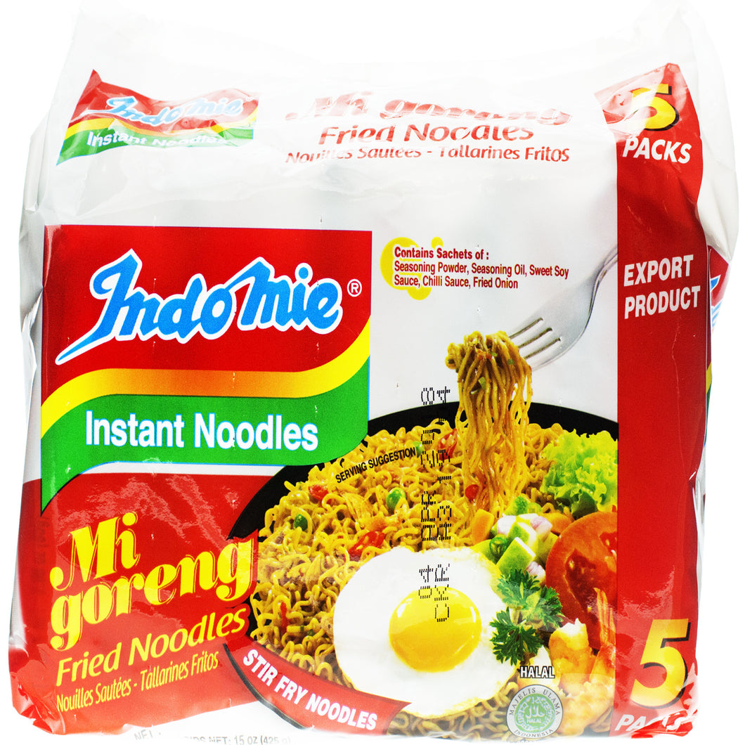 Indomie Mi Goreng Instant Fried Noodles - 5×85 g