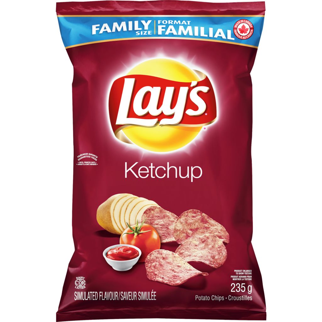 Lays Ketchup Potato Chips 235 g