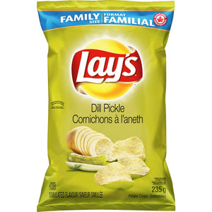 Lays Dill Pickle Potato Chips 235 g