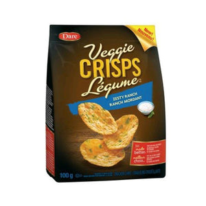 Dare Veggie Crisps Zesty Ranch Crackers Chips 100g