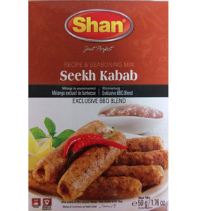 Shan Seekh Kabab Recipe and Seasoning Mix 50g