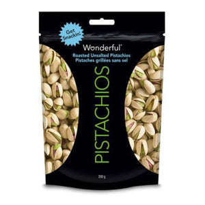 Wonderful Pistachios Roasted
Unsalted 200g