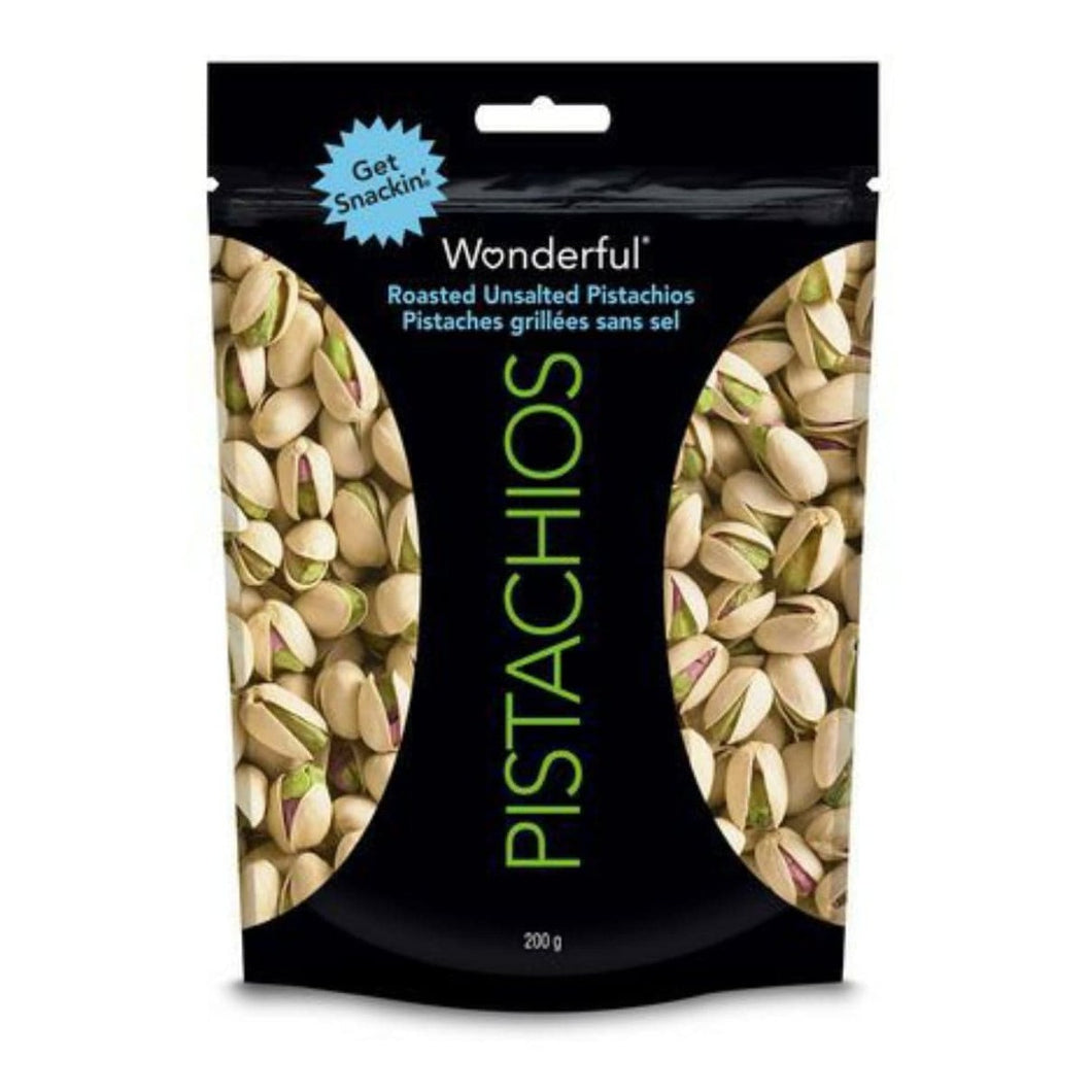 Wonderful Pistachios Roasted
Unsalted 200g